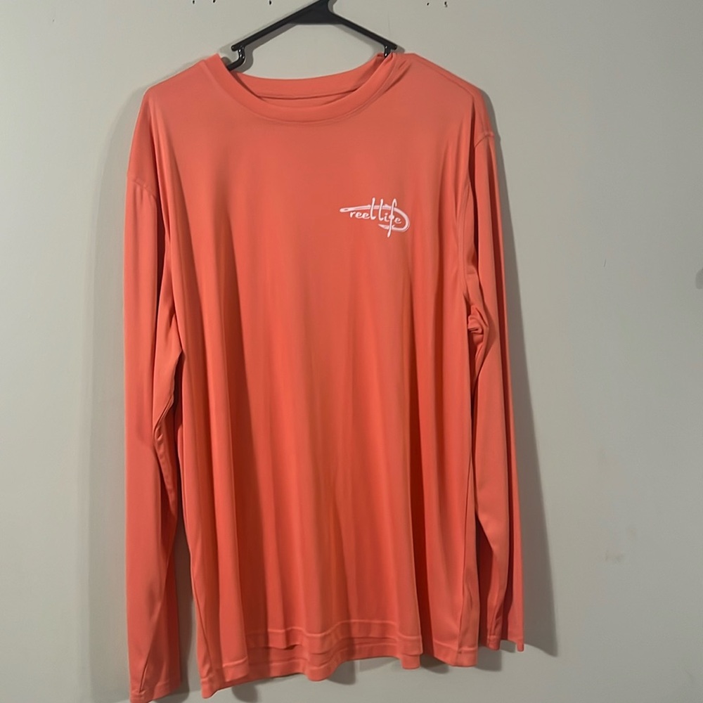 Men's Reel Life Long Sleeve Fishing Shirt Size XL